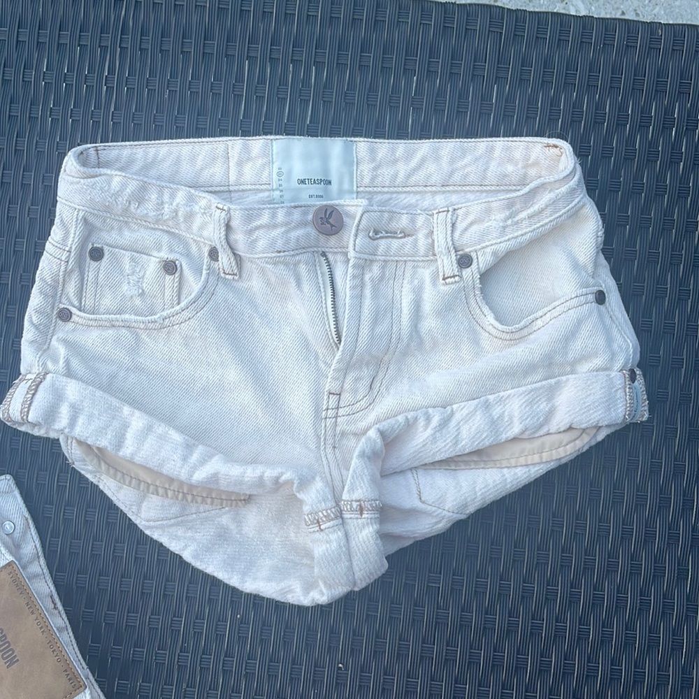 Off white high waisted one teaspoon bandits